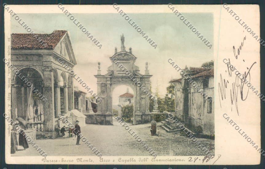 Varese Sacro Monte cartolina LQ6299 – fronte