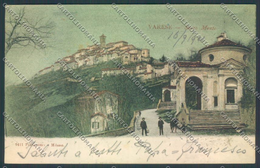 Varese Sacro Monte cartolina LQ6302 – fronte