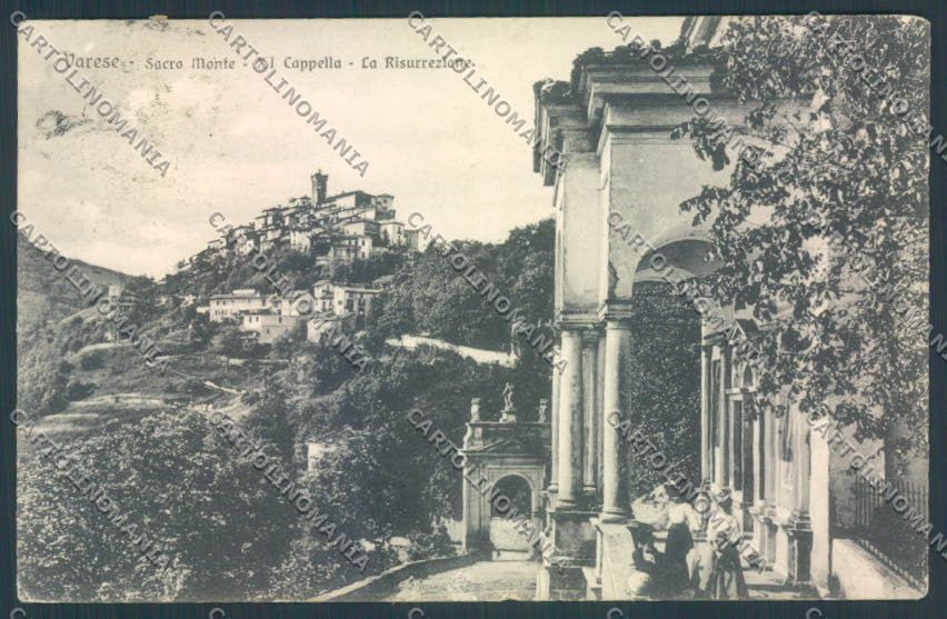 Varese Sacro Monte cartolina LQ6303 – fronte