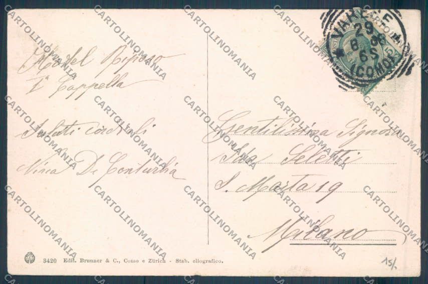 Varese Sacro Monte cartolina LQ6303 – retro