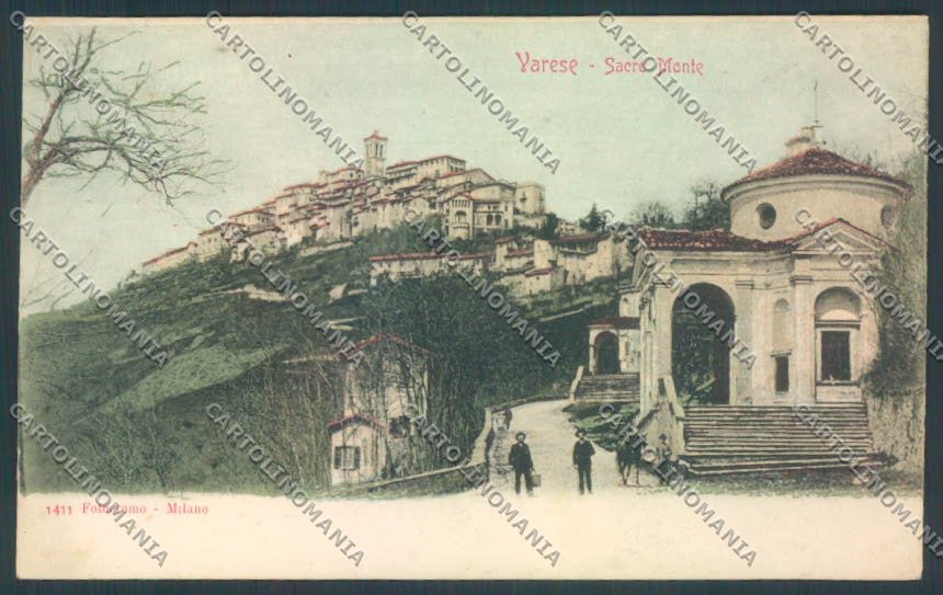 Varese Sacro Monte cartolina LQ6304 – fronte