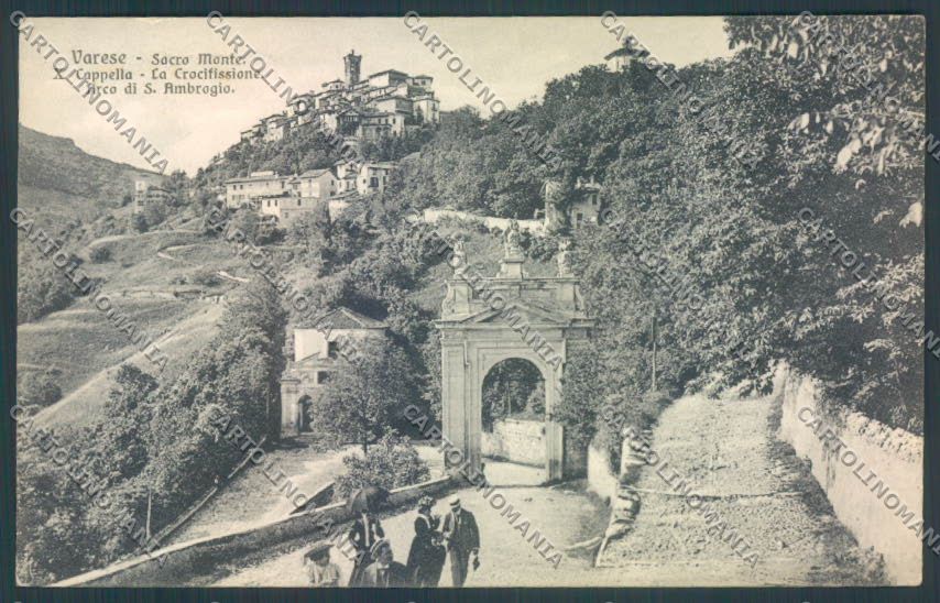 Varese Sacro Monte cartolina LQ6305 – fronte