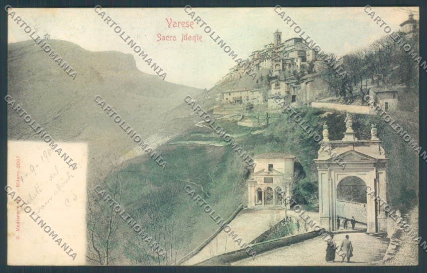 Varese Sacro Monte cartolina LQ6306 – fronte