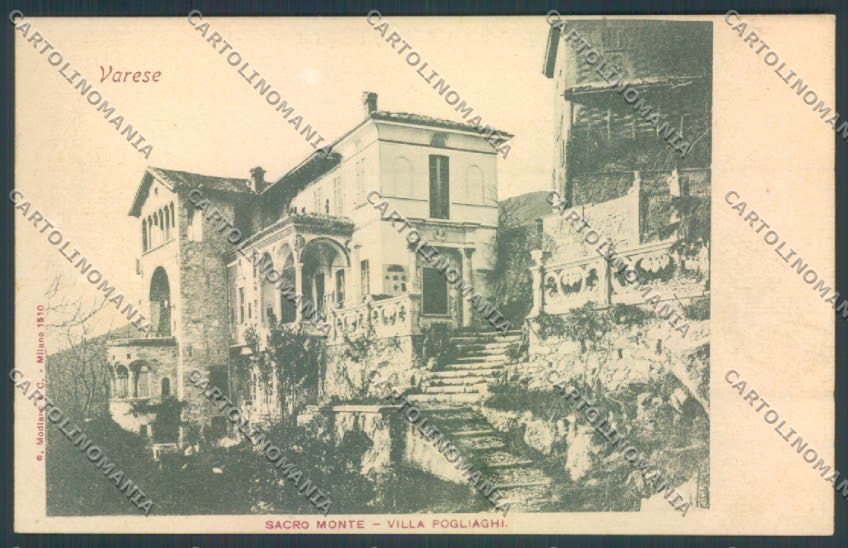 Varese Sacro Monte cartolina LQ6310 – fronte