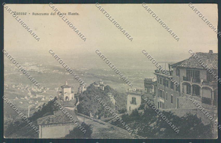 Varese Sacro Monte PIEGA cartolina LQ6312 – fronte