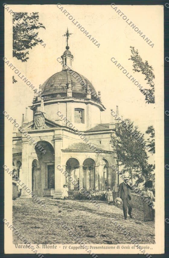 Varese Sacro Monte cartolina LQ6313 – fronte