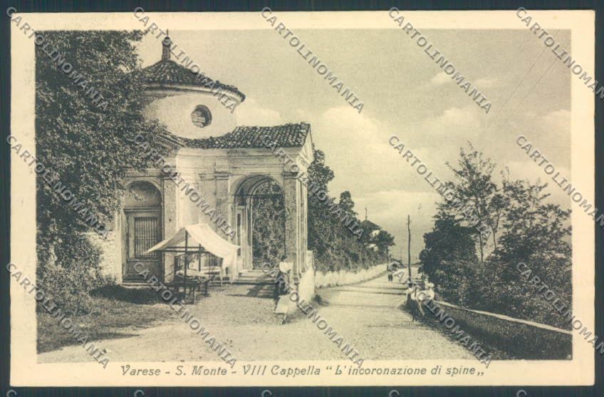 Varese Sacro Monte cartolina LQ6314 – fronte
