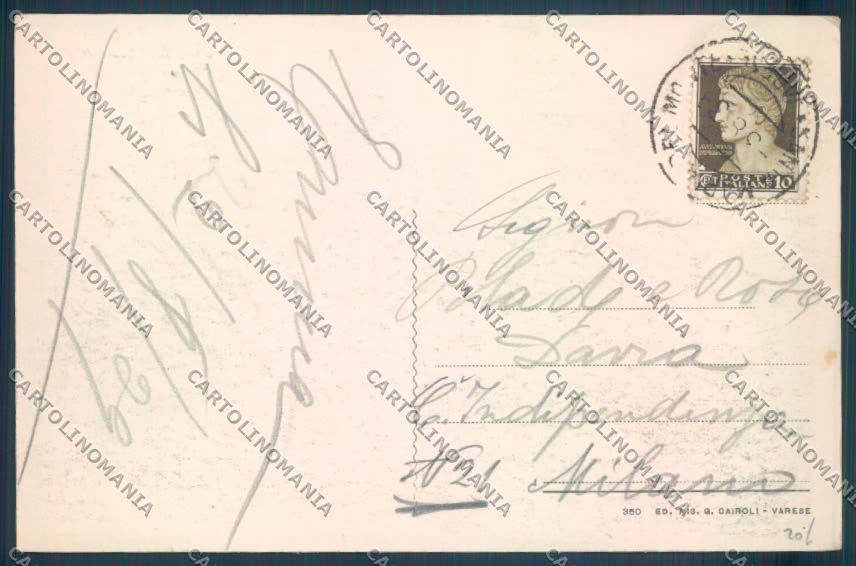 Varese Sacro Monte cartolina LQ6316 – retro