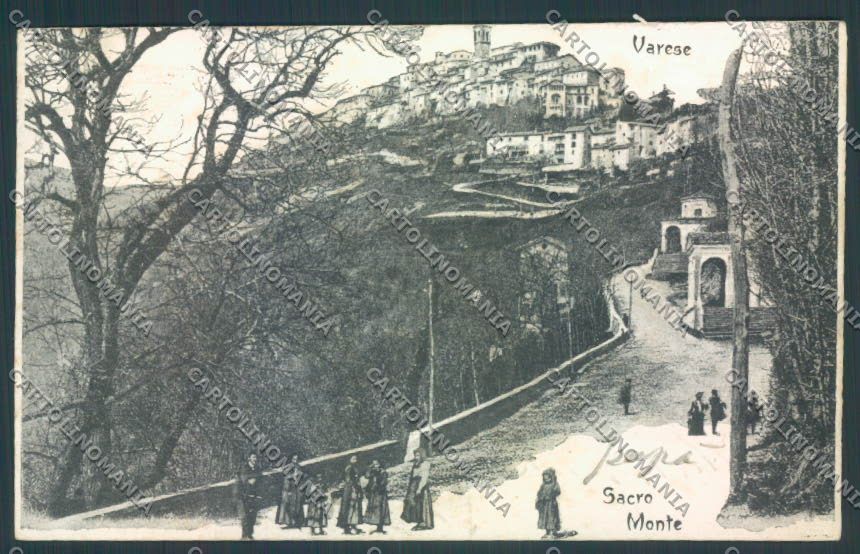 Varese Sacro Monte cartolina LQ6318 – fronte