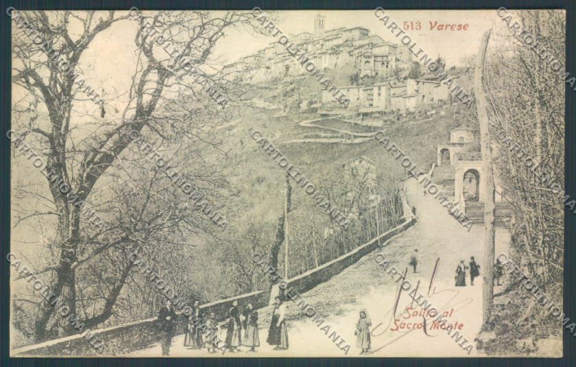 Varese Sacro Monte cartolina LQ6319 – fronte