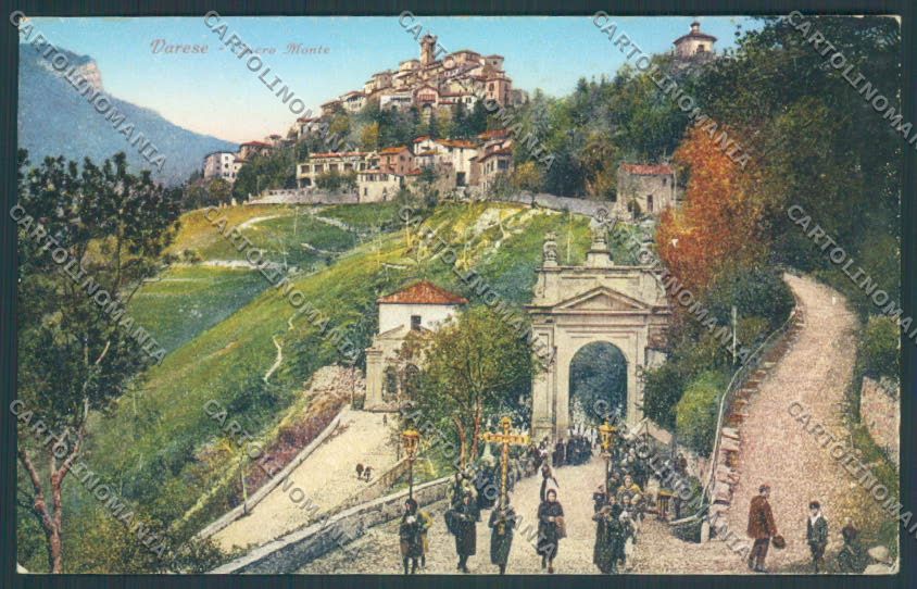 Varese Sacro Monte cartolina LQ6321 – fronte