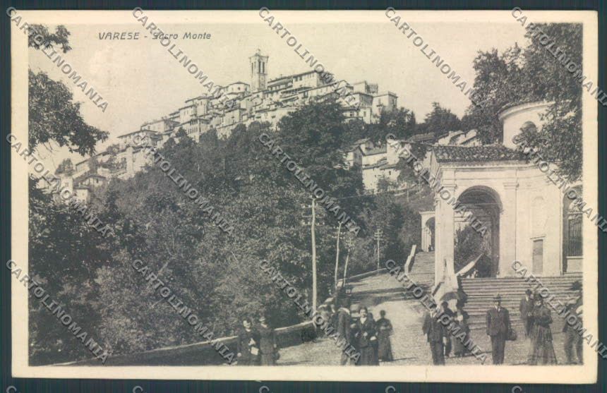 Varese Sacro Monte cartolina LQ6326 – fronte