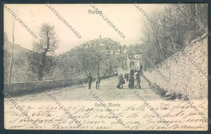 Varese Sacro Monte cartolina LQ6330 – fronte