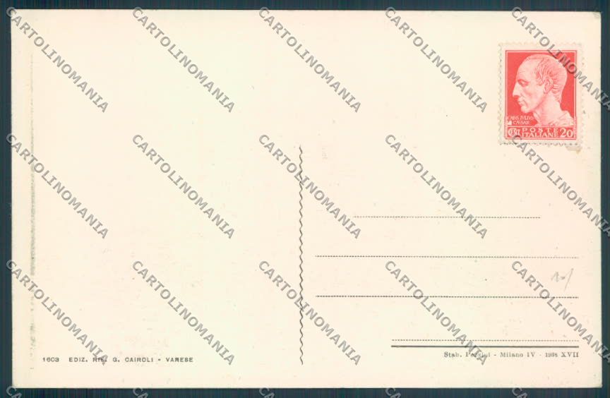Varese Giardini cartolina LQ6351 – retro