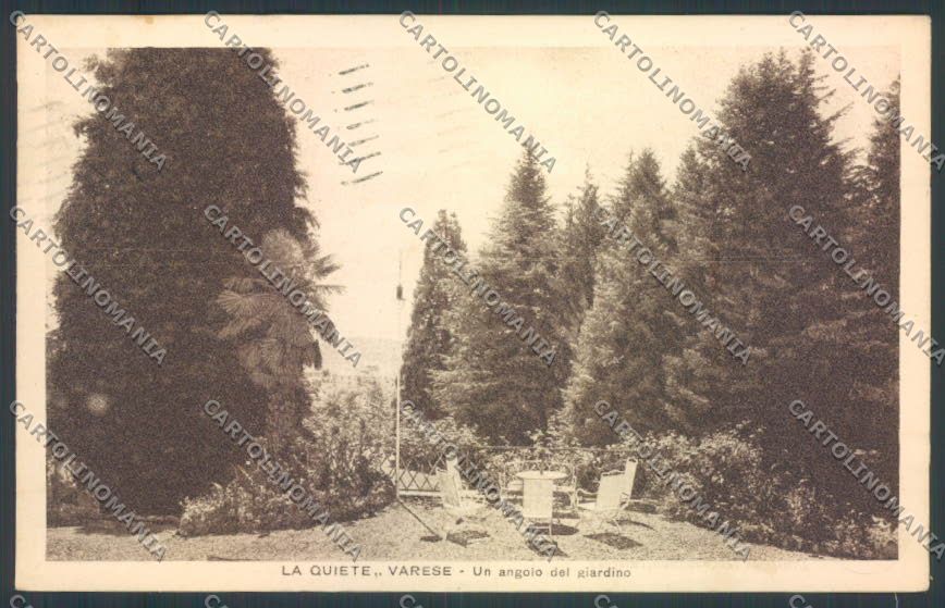 Varese Giardini cartolina LQ6358 – fronte