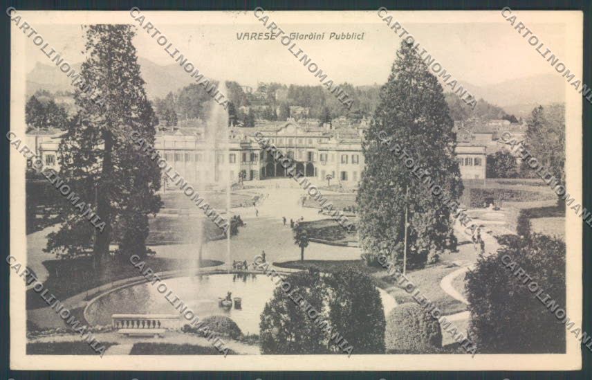 Varese Giardini cartolina LQ6360 – fronte
