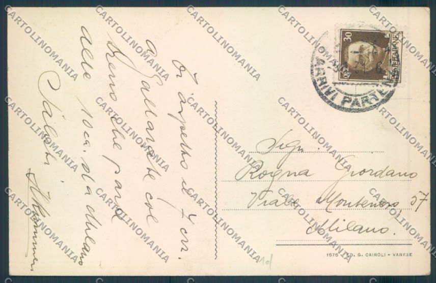 Varese Giardini cartolina LQ6362 – retro