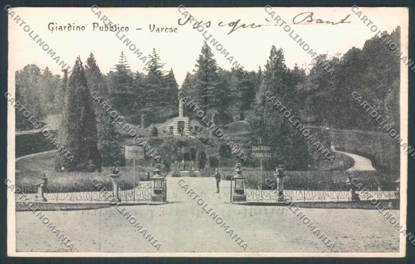 Varese Giardini cartolina LQ6365 – fronte