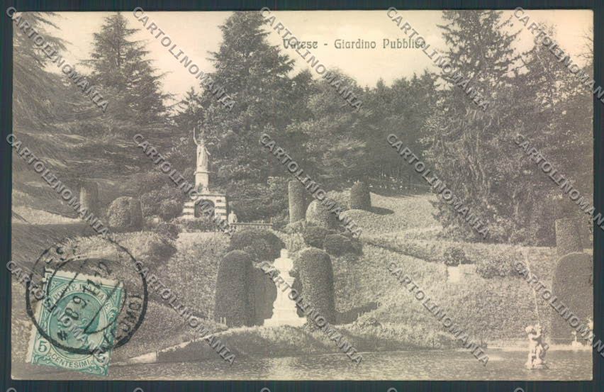 Varese Giardini cartolina LQ6366 – fronte