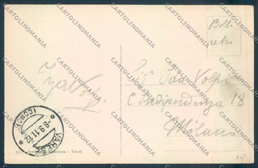 Varese Giardini cartolina LQ6366 – retro