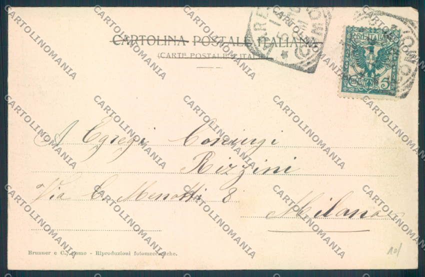 Varese Giardini cartolina LQ6367 – retro