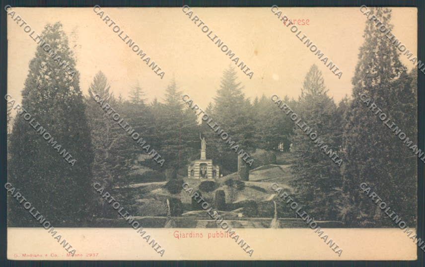 Varese Giardini cartolina LQ6368 – fronte