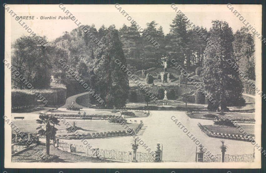 Varese Giardini cartolina LQ6371 – fronte