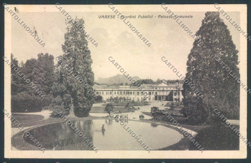 Varese Giardini cartolina LQ6381 – fronte
