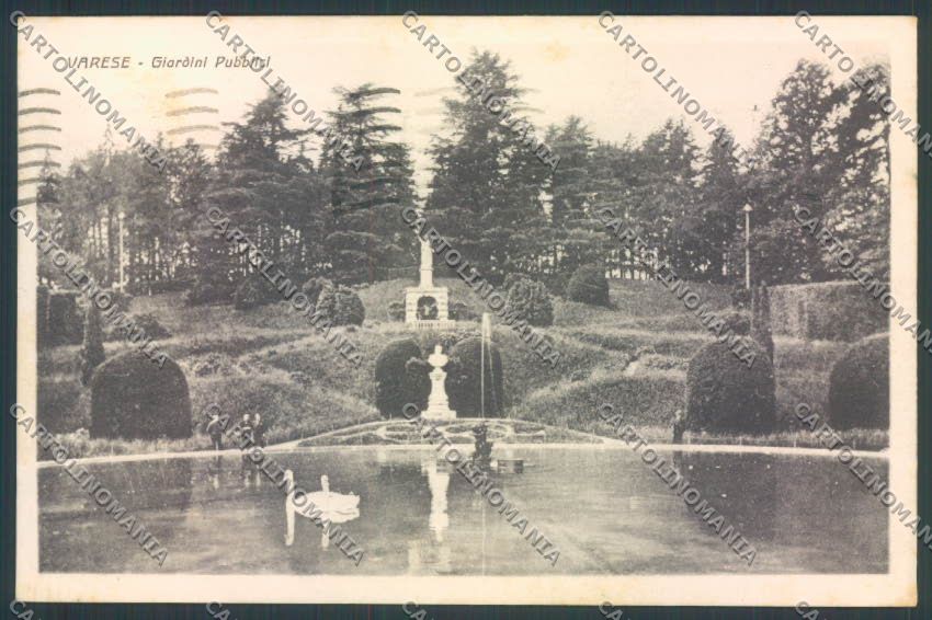 Varese Giardini cartolina LQ6382 – fronte