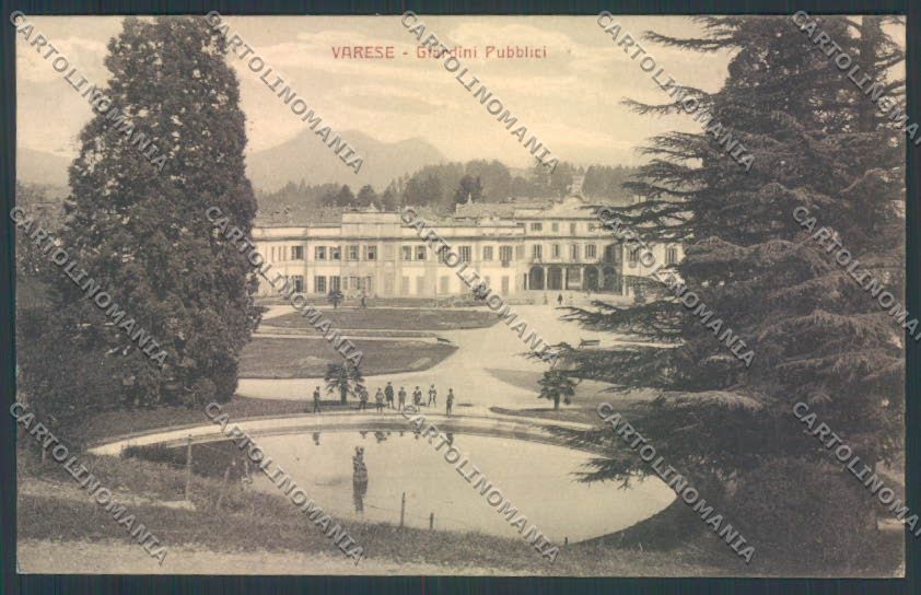 Varese Giardini cartolina LQ6383 – fronte