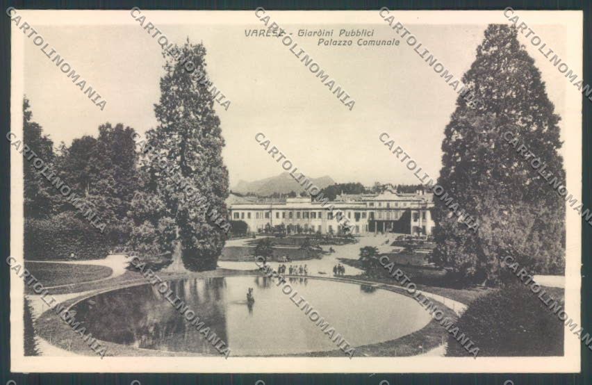Varese Giardini cartolina LQ6385 – fronte
