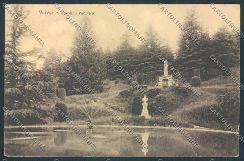 Varese Giardini cartolina LQ6386 – fronte
