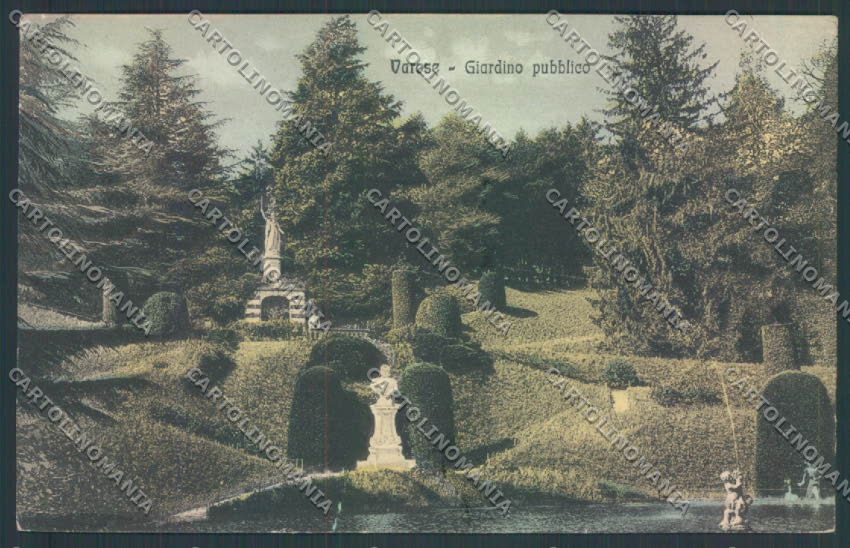 Varese Giardini cartolina LQ6387 – fronte
