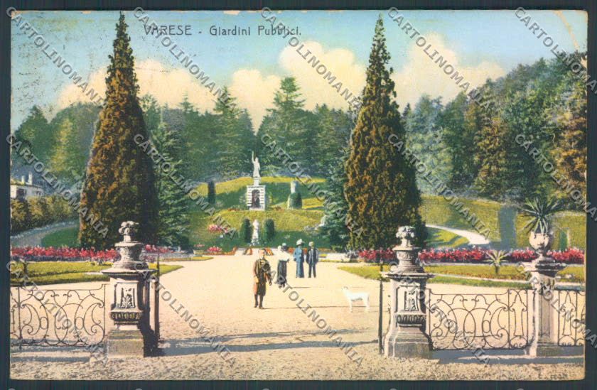 Varese Giardini cartolina LQ6389 – fronte