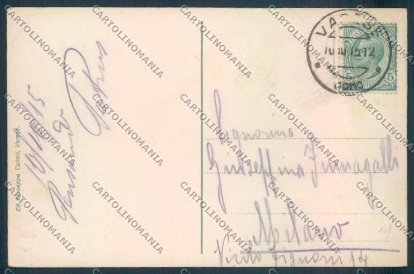 Varese Giardini cartolina LQ6389 – retro