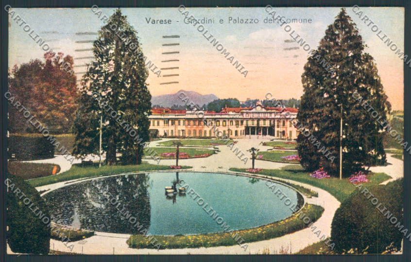 Varese Giardini cartolina LQ6390 – fronte