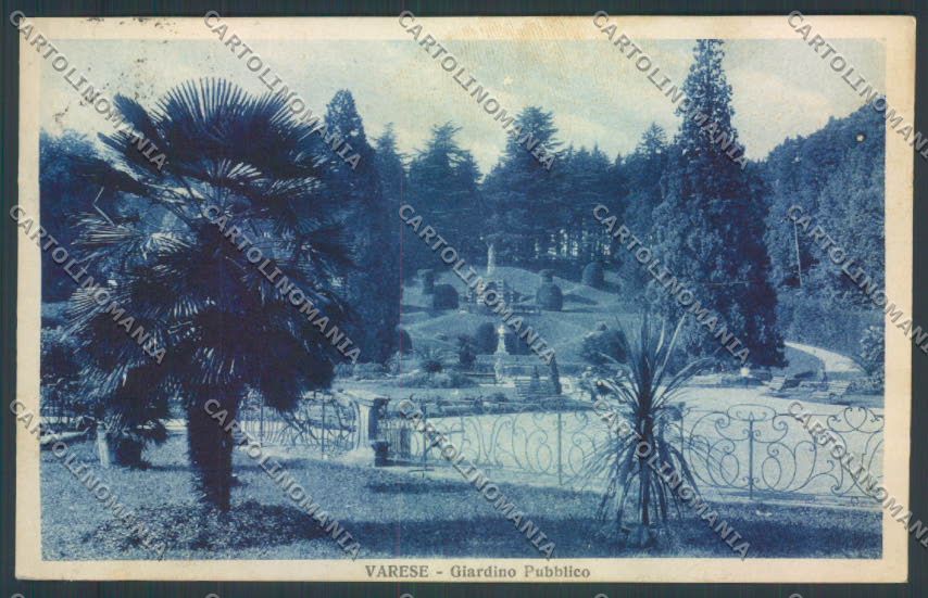 Varese Giardini cartolina LQ6397 – fronte