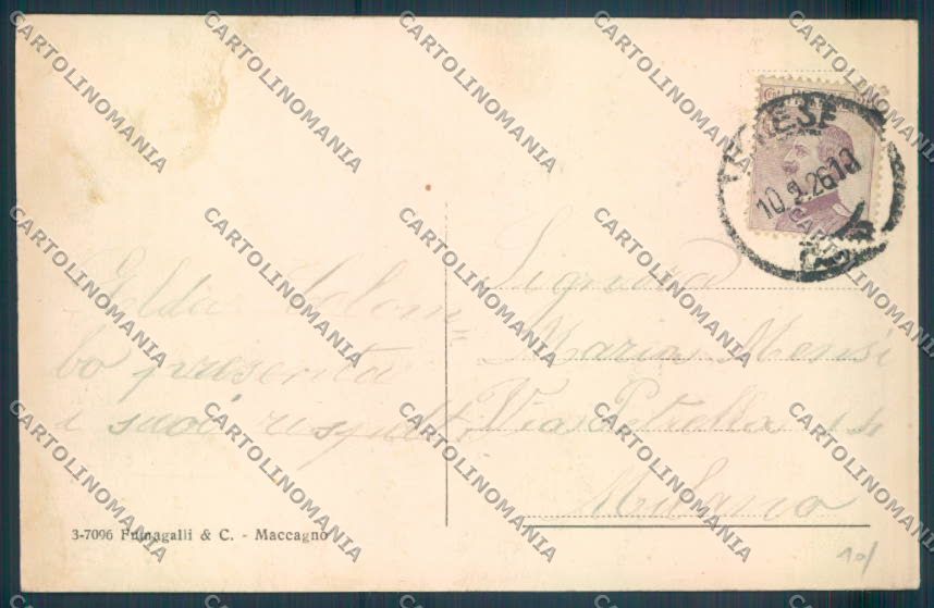 Varese Giardini cartolina LQ6397 – retro