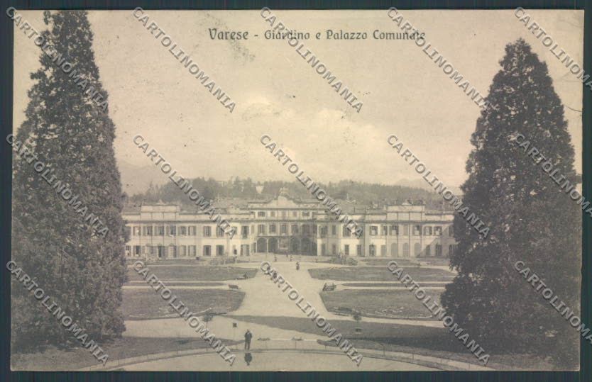 Varese Giardini cartolina LQ6398 – fronte