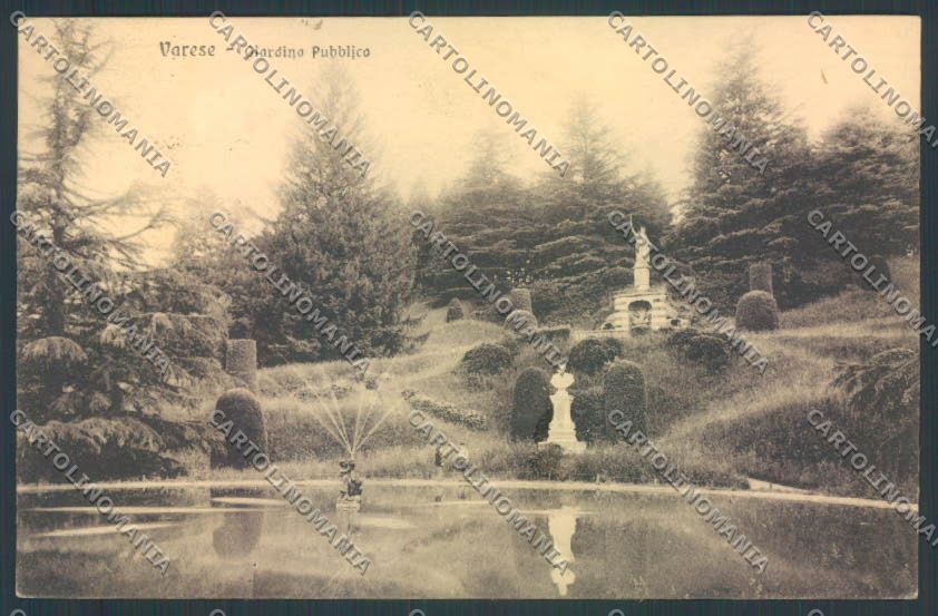Varese Giardini cartolina LQ6402 – fronte