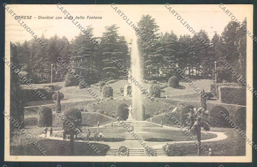 Varese Giardini cartolina LQ6407 – fronte