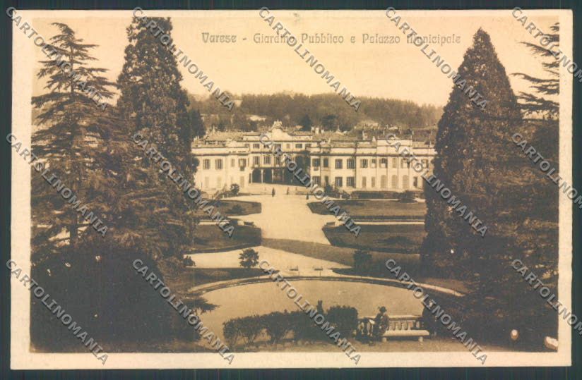 Varese Giardini cartolina LQ6410 – fronte