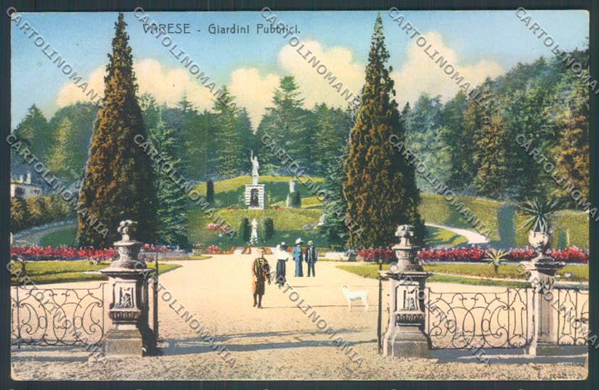 Varese Giardini cartolina LQ6412 – fronte