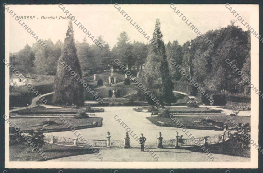 Varese Giardini cartolina LQ6416 – fronte