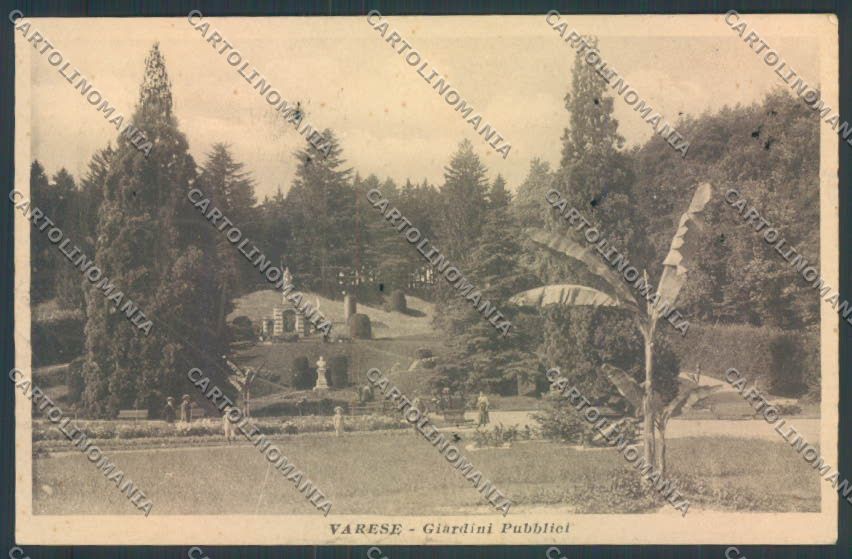 Varese Giardini cartolina LQ6418 – fronte