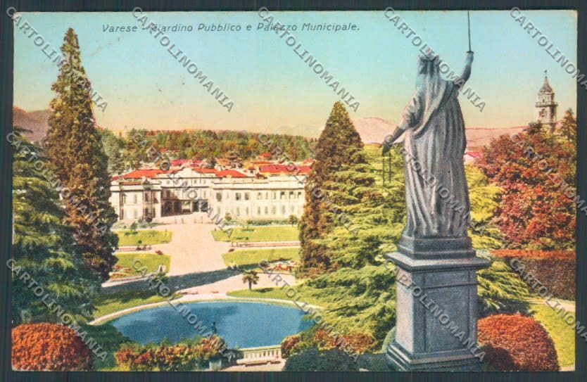 Varese Giardini cartolina LQ6420 – fronte