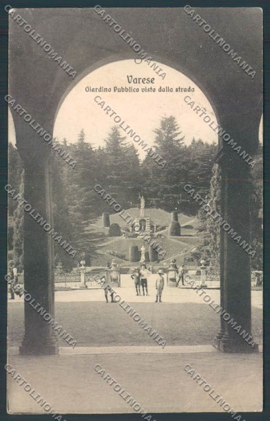 Varese Giardini cartolina LQ6423 – fronte