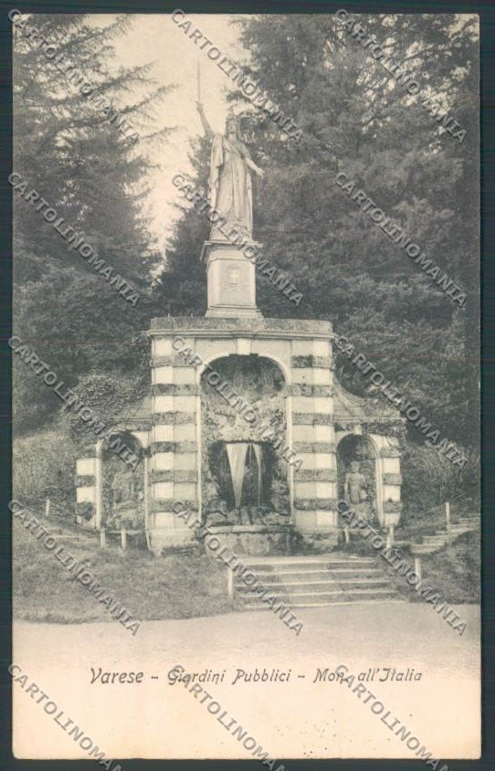 Varese Giardini cartolina LQ6424 – fronte