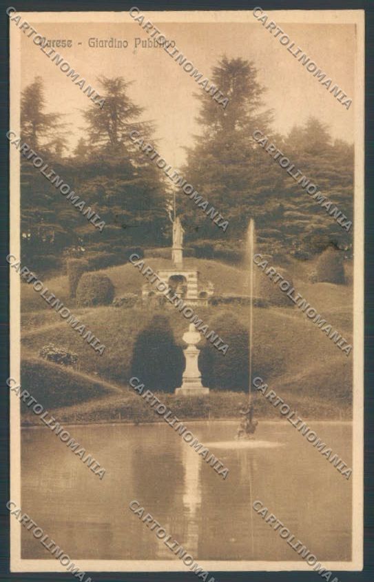 Varese Giardini cartolina LQ6425 – fronte