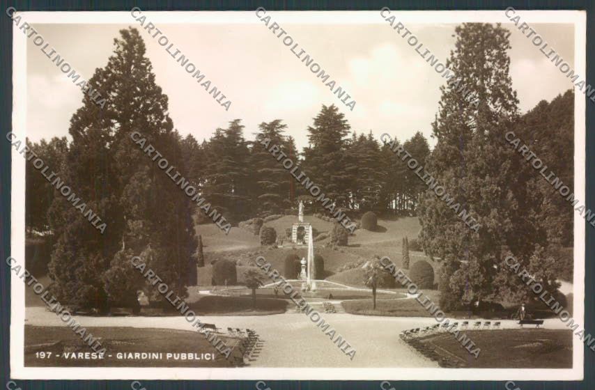 Varese Giardini Foto cartolina LQ6428 – fronte